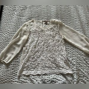 White forever 21 blouse
